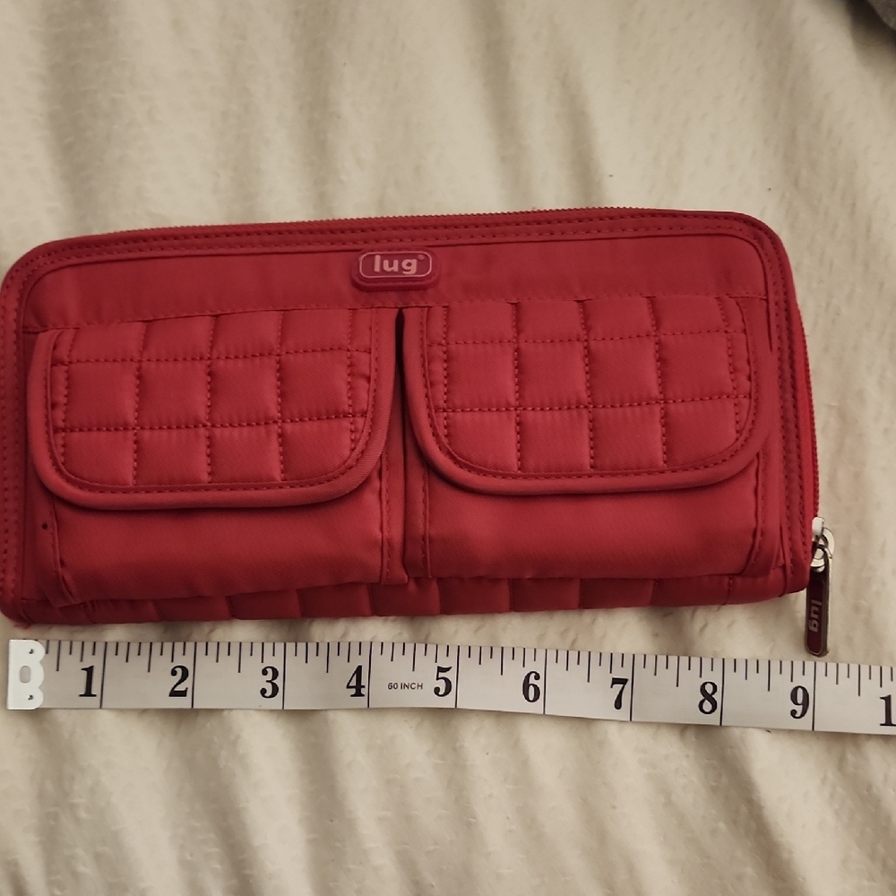 Lug Quilted Hot Pink Wallet